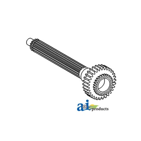A & I Products Shaft, Main Transmission (Rear) 5" x5" x12" A-C5NN7C095D